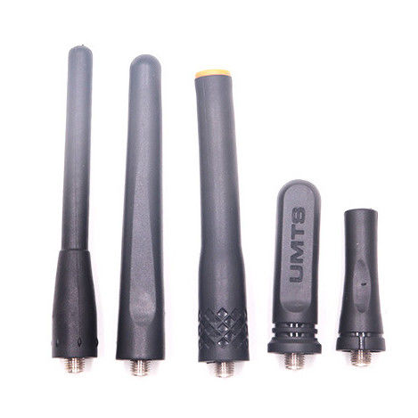 Черная 2w UHF VHF Fm Walkie Talkie резиновая антенна для дальнего общения