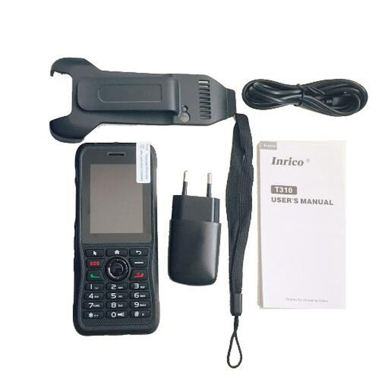 Сеть 4G Двухстороннее радио Zello T310 Прочный 4G Poc Мобильный телефон с 2,4 дюймовой маленькой клавиатурой