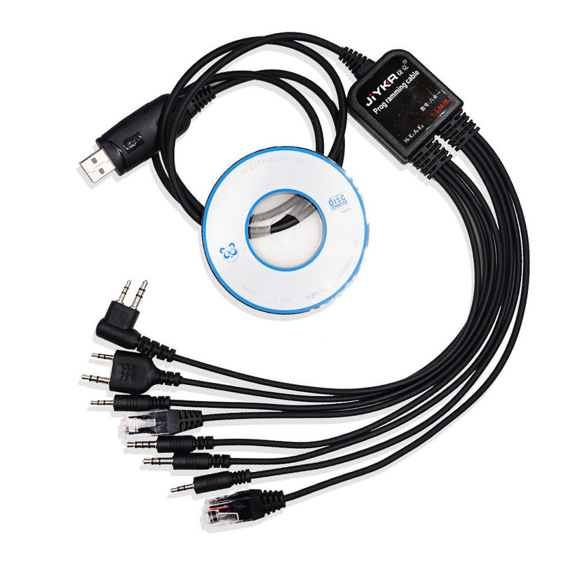 Многофункциональный 8 в 1 USB программирующий кабель для Baofeng UV5R UV82 TYT Yaesu Walkie Talkie