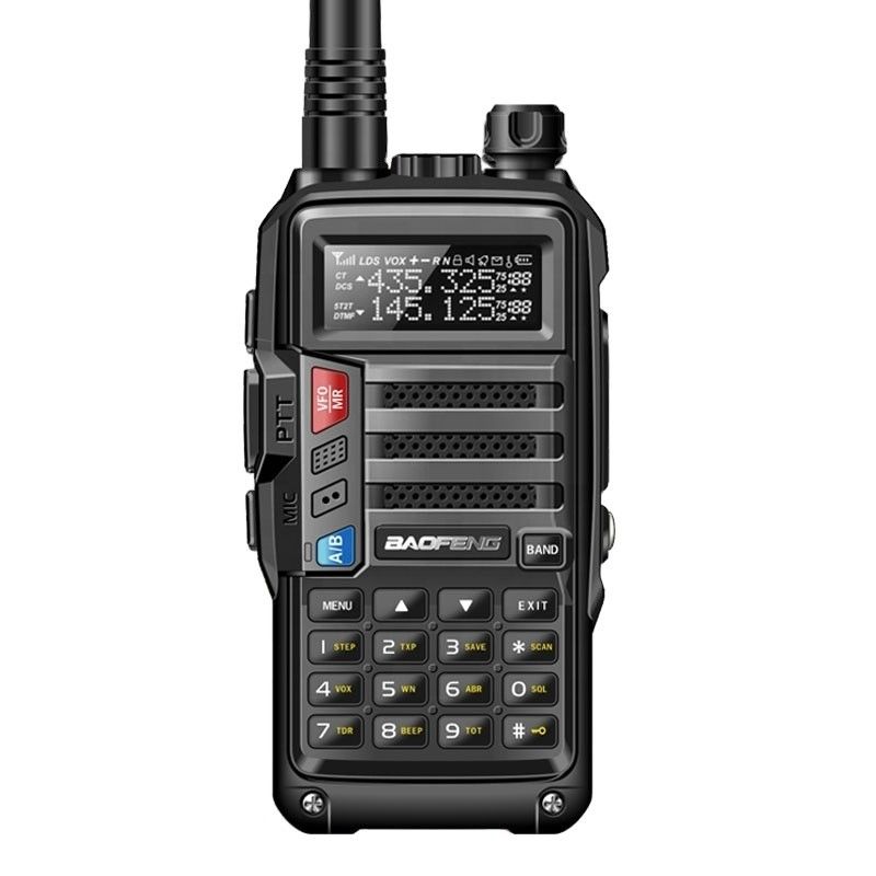 Вручную VHF UHF 10 км Дальняя дальность 5 Вт портативное двухстороннее радио AS-53 BaoFeng Walkie Talkie