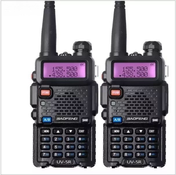 5 цветов Vhf Walkie Talkie Dual Band Digital Baofeng Uv-5r Двухстороннее радио для гам радио