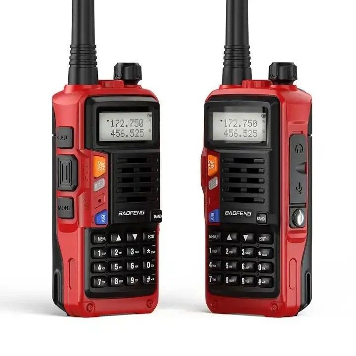 2200mAh емкость аккумулятора УФ-S9 плюс ручной ветер для частоты VHF UHF в 2024 году