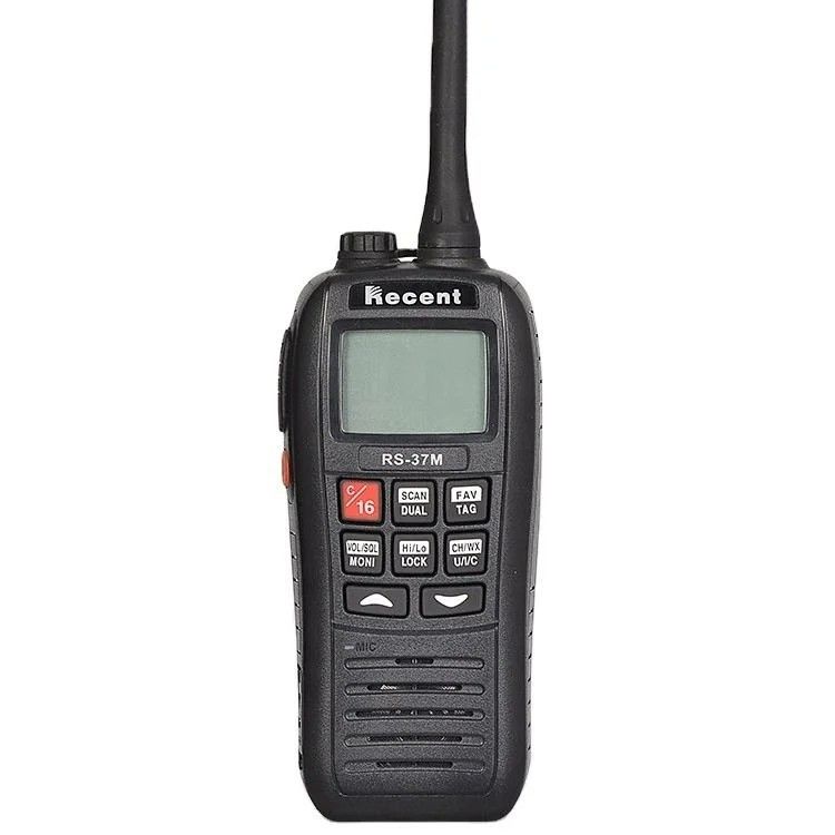 Последние RS-37m IP67 водонепроницаемый 5W VHF 2 Way Long Range Walkie Talkie Морское радио