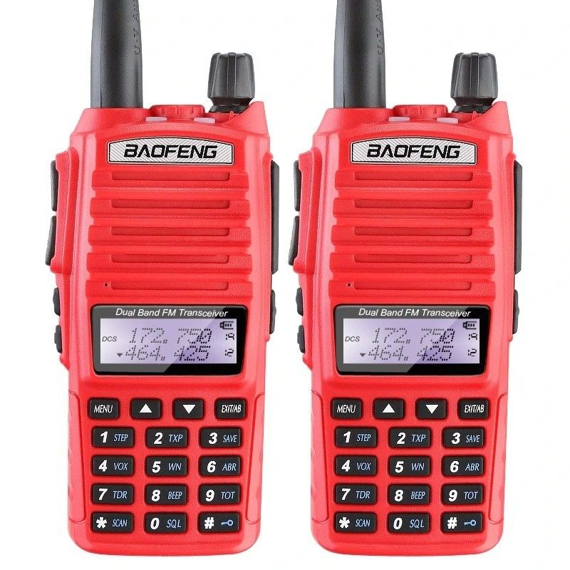 Baofeng UV-82 UHF/VHF Двухчастотный ручной прослушиватель высокой мощности и эффективности