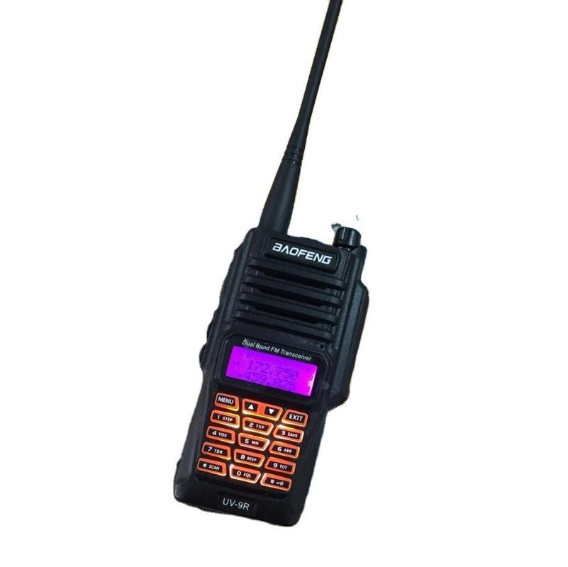VHF UHF Ham Walkie Talkie Суда Выход высокой мощности Дальний радиомагнитофон УФ-9r