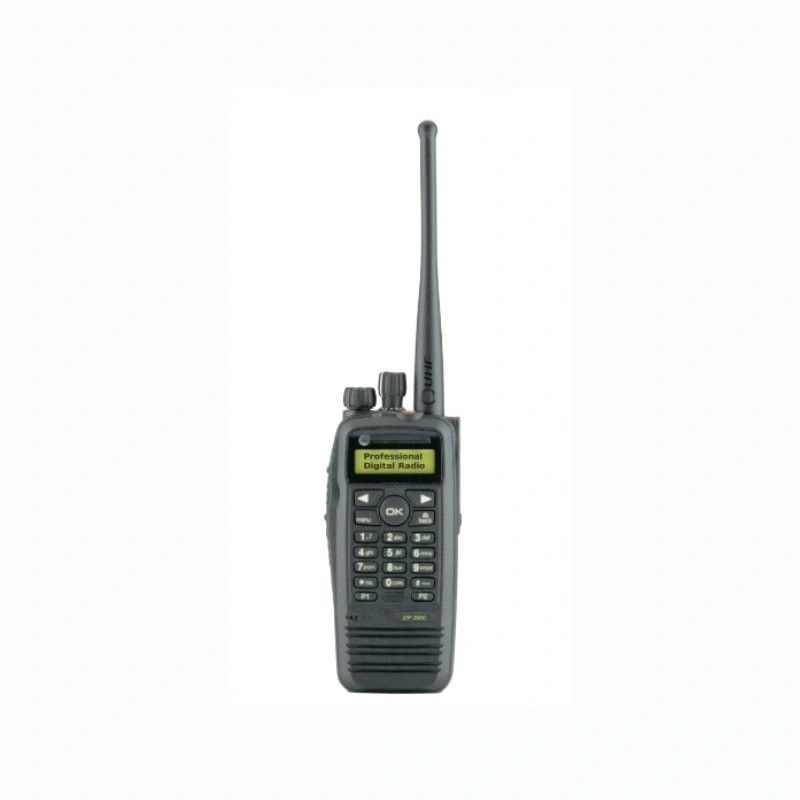 UHF/VHF портативное цифровое радио с рабочим напряжением 7,4 В в черном цвете