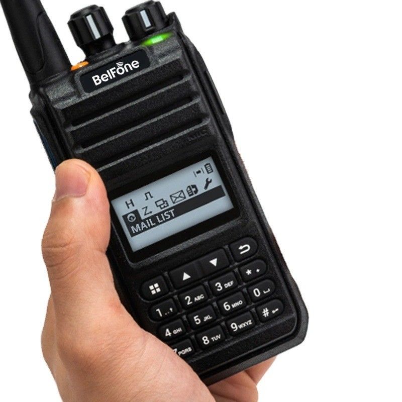 Black Belfone Bf-Td515 VHF UHF Радио дальность 5W портативный беспроводный 2 Way коммерческий