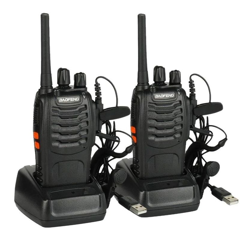 Baofeng Bf-88E 1500mAh Двухсторонний портативный ветер для FRS и Ham Radio в 2024 году