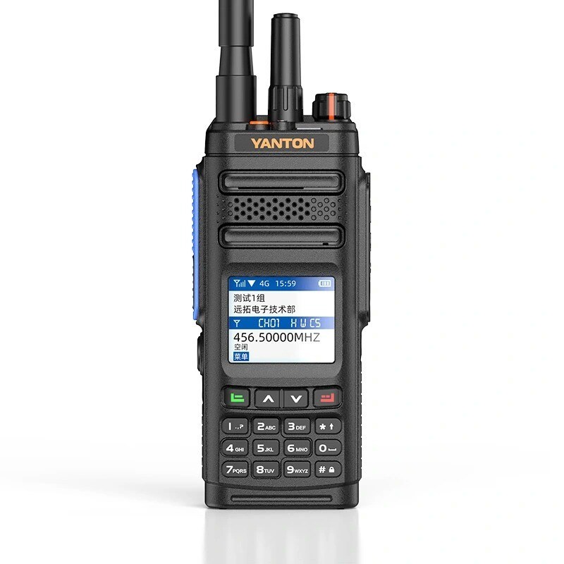 Общественная сеть Walkie Talkie Yanton T-X780 Двойной режим с функцией тревоги 194g Черный