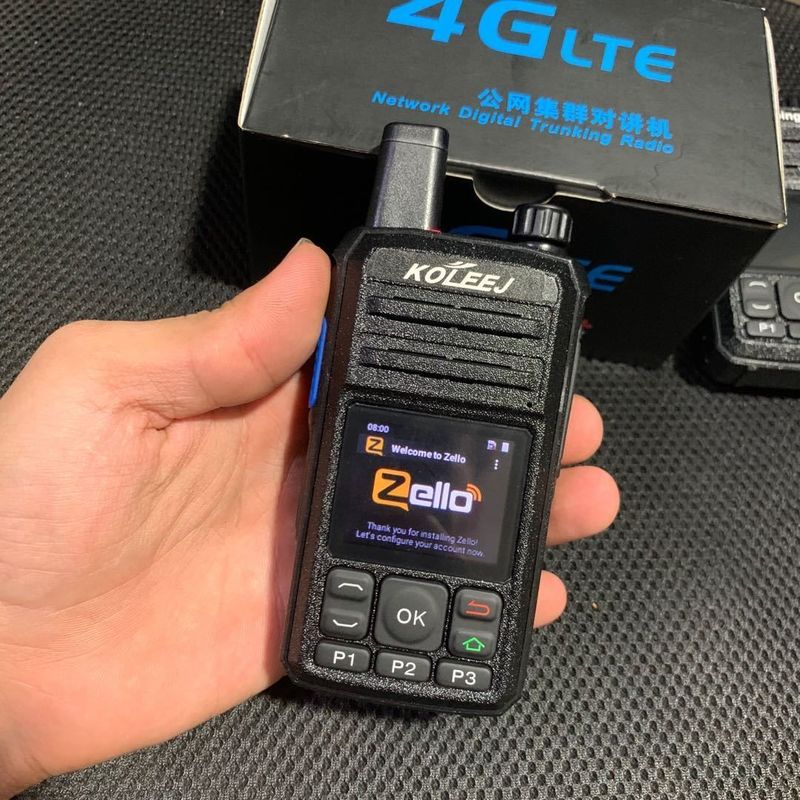 Ручной 4G Walkie Talkie с GPS WCDMA SIM-картой Wi-Fi Bluetooth и Zello беспроводной