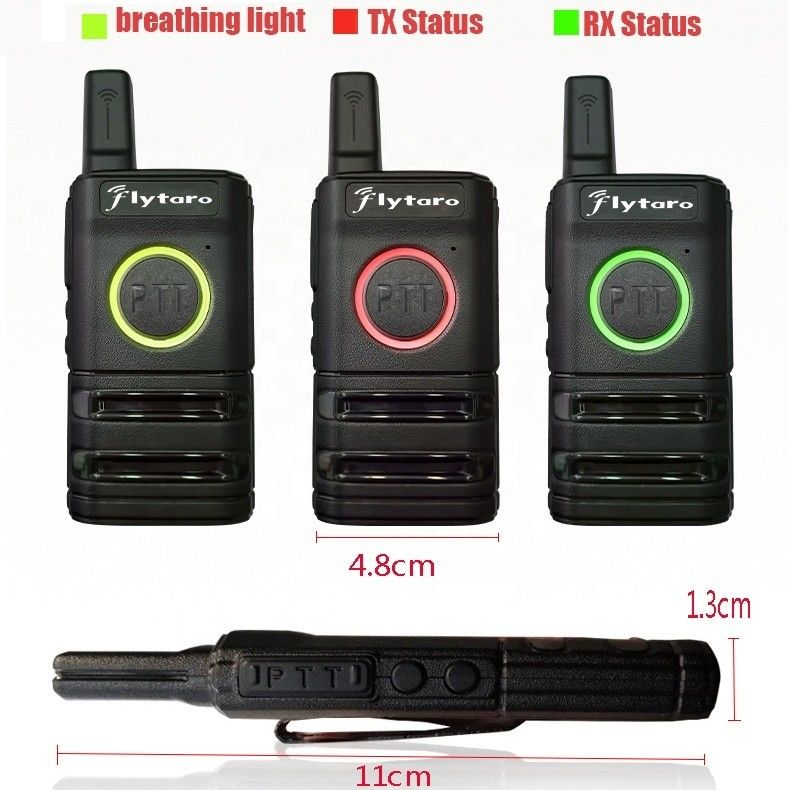GMRS Walkie Talkie MINI Ручная беспроводная связь UHF 400-480MHz VHF 110*48*13mm