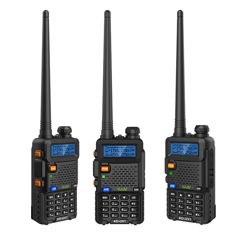 283.4g Walkie Talkie KD-UV1 Двухдиапазонный UHF400-470MHz VHF136-174MHz Частная плесень